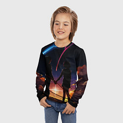 Лонгслив детский Мицуха Миямидзу, цвет: 3D-принт — фото 2