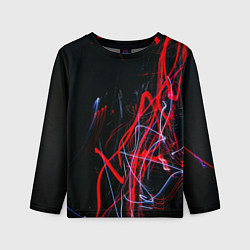 Лонгслив детский Дым искры цветные, цвет: 3D-принт