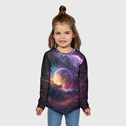 Лонгслив детский Sverhnova, цвет: 3D-принт — фото 2