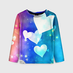 Детский лонгслив Dreamy Hearts Multicolor