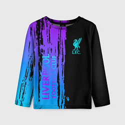 Лонгслив детский Liverpool FC sport, цвет: 3D-принт