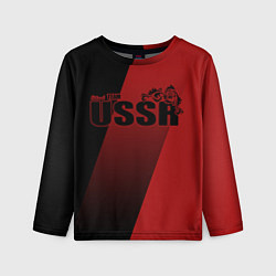 Лонгслив детский USSR team, цвет: 3D-принт