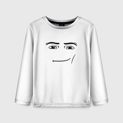 Детский лонгслив Одежда Man Face Roblox