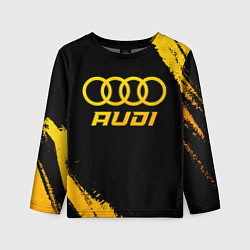 Лонгслив детский Audi - gold gradient, цвет: 3D-принт