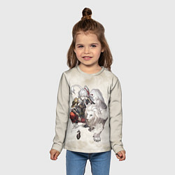 Лонгслив детский Цзин Юань Honkai, цвет: 3D-принт — фото 2