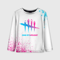 Лонгслив детский Dead by Daylight neon gradient style, цвет: 3D-принт