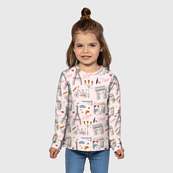 Лонгслив детский Париж я тебя люблю, цвет: 3D-принт — фото 2