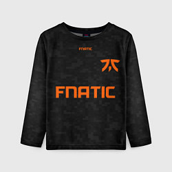 Лонгслив детский Форма Fnatic pixels, цвет: 3D-принт