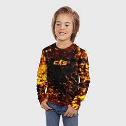 Лонгслив детский Fire CS2, цвет: 3D-принт — фото 2