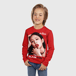 Лонгслив детский Blackpink Beautiful Jennie, цвет: 3D-принт — фото 2