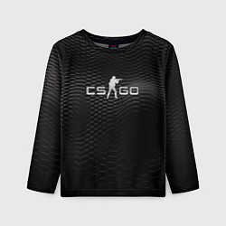Лонгслив детский CS GO silver logo, цвет: 3D-принт