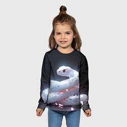 Лонгслив детский Лунный змей, цвет: 3D-принт — фото 2