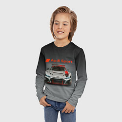 Лонгслив детский Audi sport - racing car - extreme, цвет: 3D-принт — фото 2