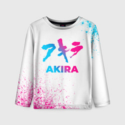 Лонгслив детский Akira neon gradient style, цвет: 3D-принт