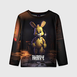 Лонгслив детский Spring Bonnie Five Nights at Freddys, цвет: 3D-принт