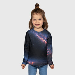 Лонгслив детский Млечный путь в звездном небе, цвет: 3D-принт — фото 2