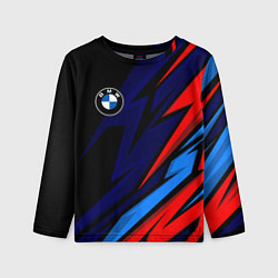 Детский лонгслив BMW - m colors and black