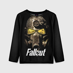 Лонгслив детский Противогаз фалаут, цвет: 3D-принт