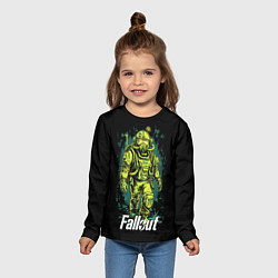 Лонгслив детский Fallout poster game, цвет: 3D-принт — фото 2