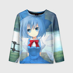 Лонгслив детский Touhou Project Cirno Тируно 9, цвет: 3D-принт