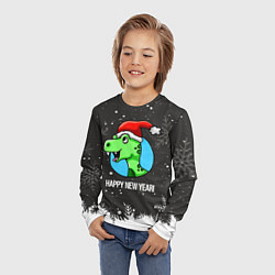 Лонгслив детский Happy new year 2024, цвет: 3D-принт — фото 2