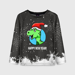 Детский лонгслив Happy new year 2024