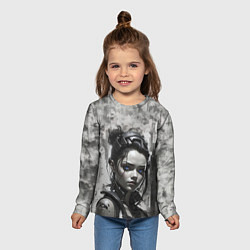 Лонгслив детский Синеглазка, цвет: 3D-принт — фото 2