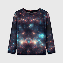 Лонгслив детский Космический простор, цвет: 3D-принт