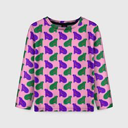 Детский лонгслив Животные капибары