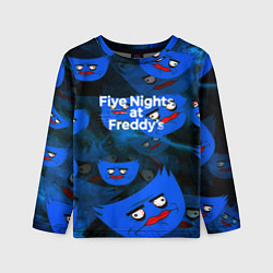 Лонгслив детский Huggy Wuggy x Five Nights at Freddys, цвет: 3D-принт