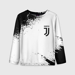 Лонгслив детский Juventus sport color black, цвет: 3D-принт