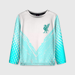 Детский лонгслив Liverpool logo texture fc