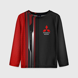 Лонгслив детский Mitsubishi - carbon style, цвет: 3D-принт