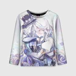 Лонгслив детский Genshin Impact Furina hugs, цвет: 3D-принт