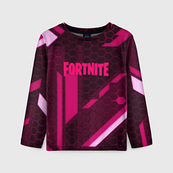Лонгслив детский Fortnite броня розовая эпик, цвет: 3D-принт