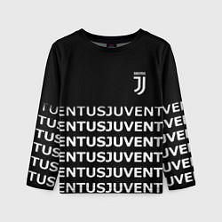 Лонгслив детский Juventus pattern fc club steel, цвет: 3D-принт