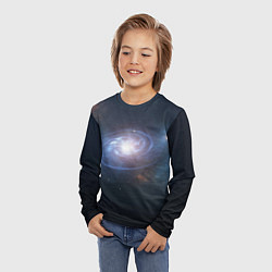 Лонгслив детский Спиральная галактика, цвет: 3D-принт — фото 2