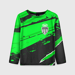 Детский лонгслив Monaco sport green