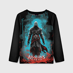Лонгслив детский Assassins creed подводный город, цвет: 3D-принт