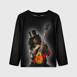 Детский лонгслив Slash музыкант группы Guns N Roses