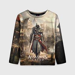 Лонгслив детский Assassins creed старый город, цвет: 3D-принт