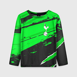 Лонгслив детский Tottenham sport green, цвет: 3D-принт