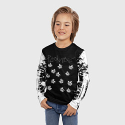 Лонгслив детский Pyrokinesis хип-хоп, цвет: 3D-принт — фото 2