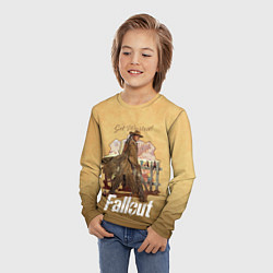 Лонгслив детский Фаллаут - Гуль, цвет: 3D-принт — фото 2