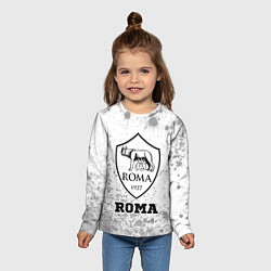 Лонгслив детский Roma sport на светлом фоне, цвет: 3D-принт — фото 2