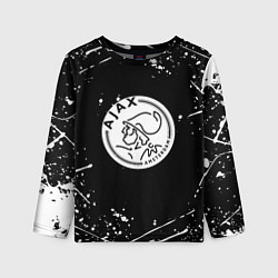 Детский лонгслив Аякс краски брызги спорт