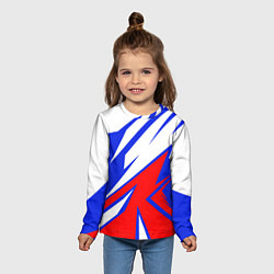 Лонгслив детский Geometry Russia, цвет: 3D-принт — фото 2