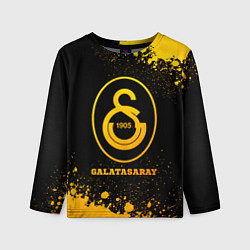 Лонгслив детский Galatasaray - gold gradient, цвет: 3D-принт