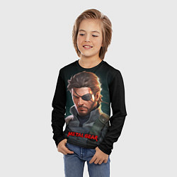 Лонгслив детский Веном Снейк из игры Metal gear, цвет: 3D-принт — фото 2