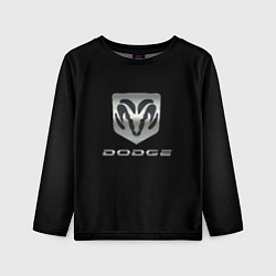 Лонгслив детский Dodge logo, цвет: 3D-принт